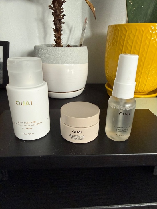 OUAI Other - OUAI bundle-  Thickening Spray +  body cleanser and Hair Mask